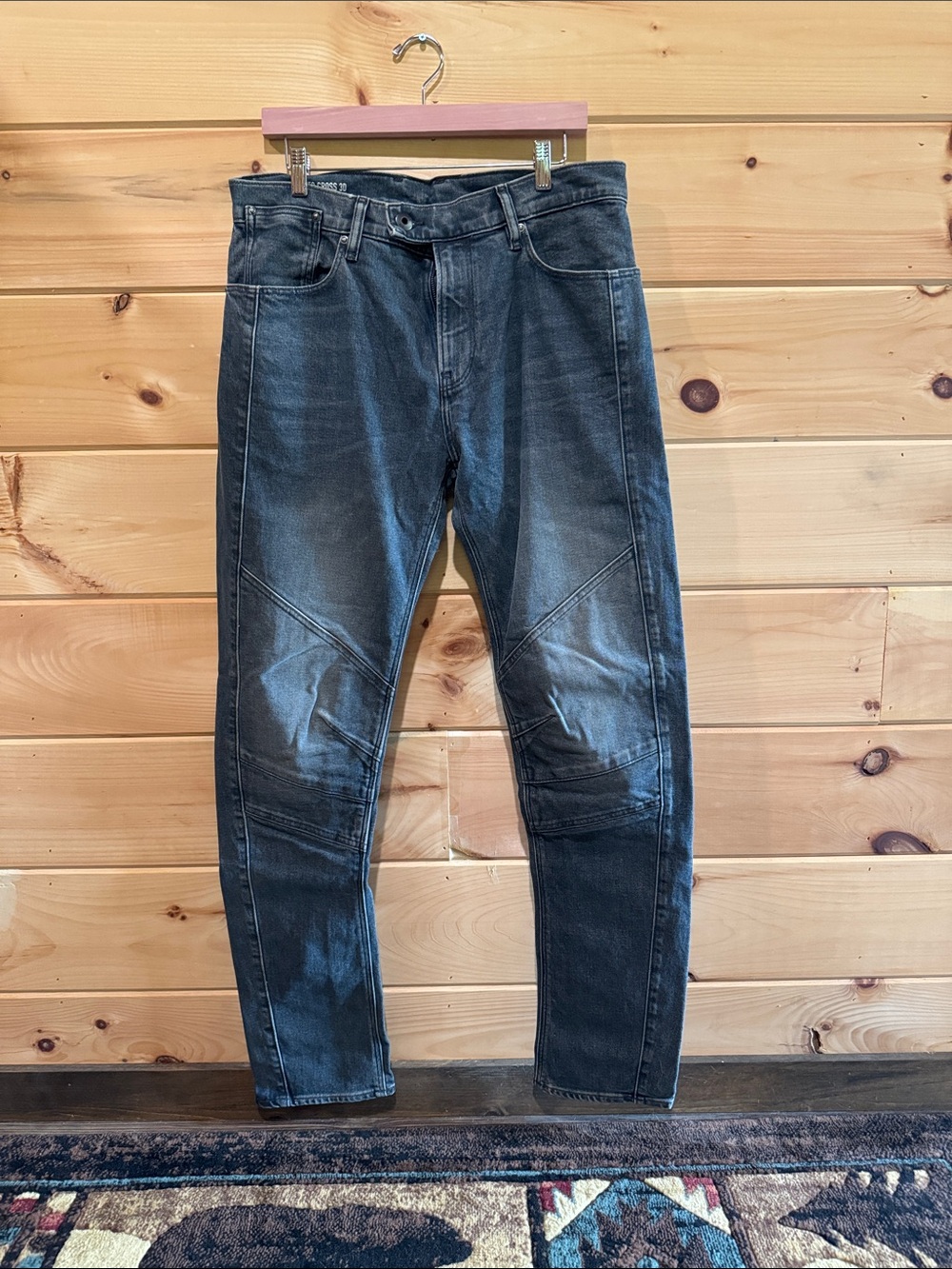 G-Star Slim Washed Black Jeans